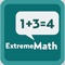 Extreme math is a fun, challenging math skill test game that will blow your mind