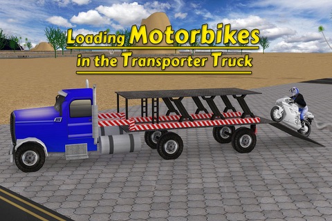 Moto Transporter Big Truck screenshot 3