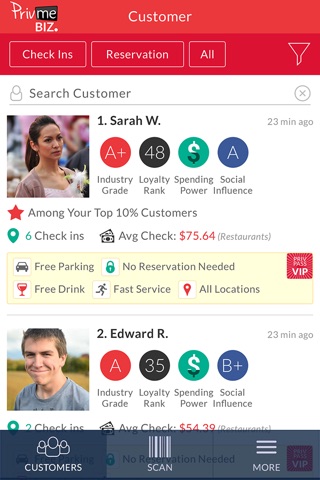 PrivMe Business App screenshot 2
