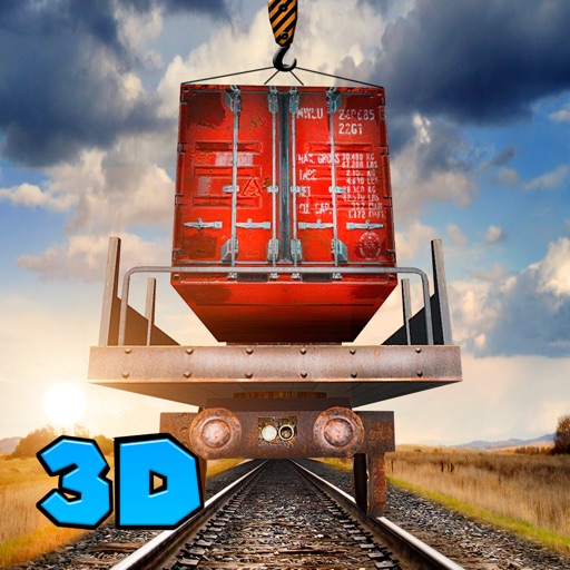 Cargo Crane Simulator 3D: Train Station