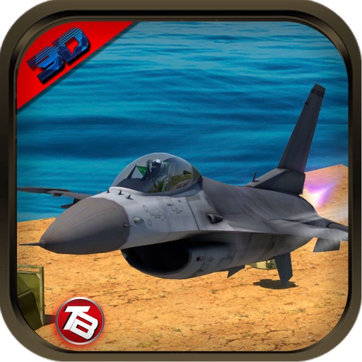 F18 Fighter Pilot 3D Icon