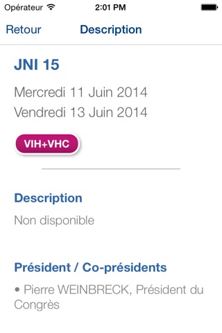 Calendrier des congrès et évènements Janssen en Virologie screenshot 3