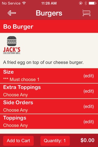 Jacks Grill screenshot 3