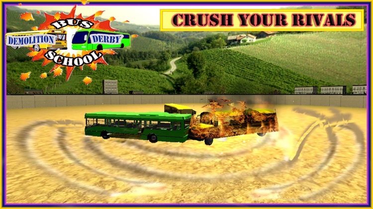 School Bus Demolition Crash Championship - Derby Racing Simulator