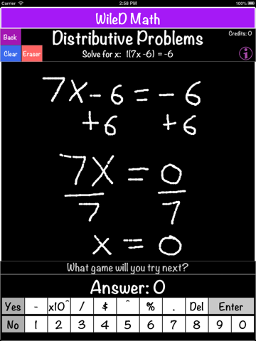 WileD Math screenshot 2