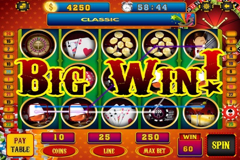 Slots Classic Mania - Play Real Vegas Casino Slot Machines Fever Free screenshot 2
