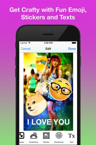 Photo Enhancer PRO: Recolor, Filters, Shapes, Stickers screenshot 2