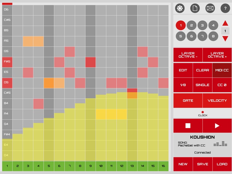 Koushion MIDI Step Sequencer