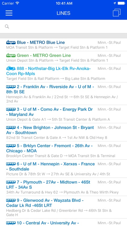 ezRide Minneapolis MetroTransit - Transit Directions for Bus, Train and Light Rail including Offline Planner screenshot-4