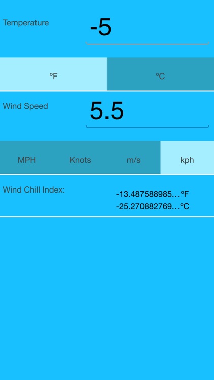 Windchill Temperature