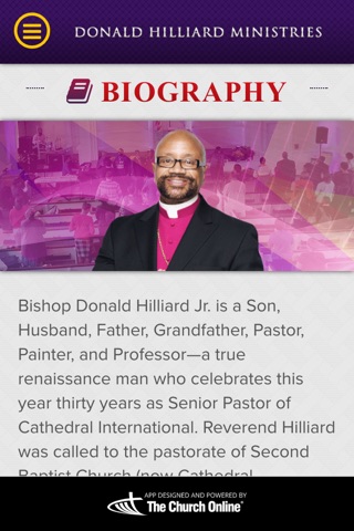 Donald Hilliard Ministries screenshot 2