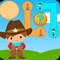 Western Cowboy Match Race Games - Pair Up for Toddlers