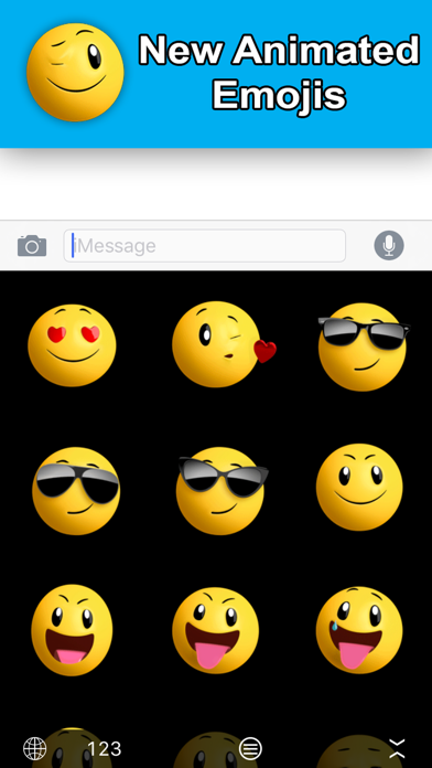 Animated Emoji Keyboard - GIFs Screenshot 1
