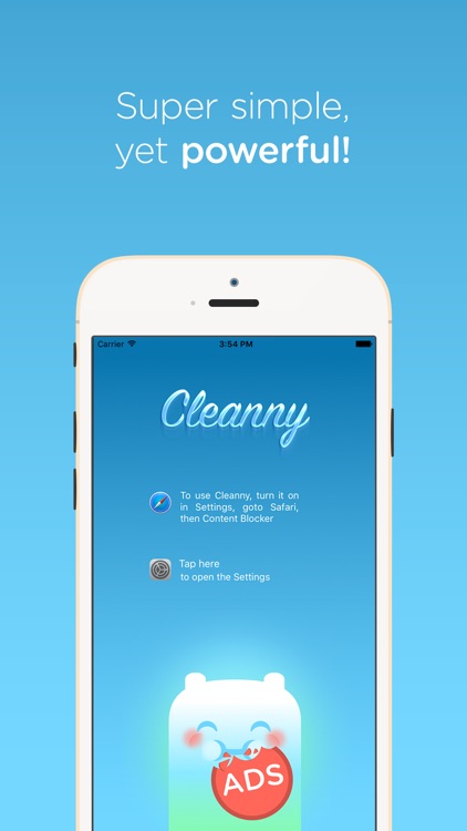 Cleanny - Your Safari Companion, ad-free, lightning-fast and simple adblocker!