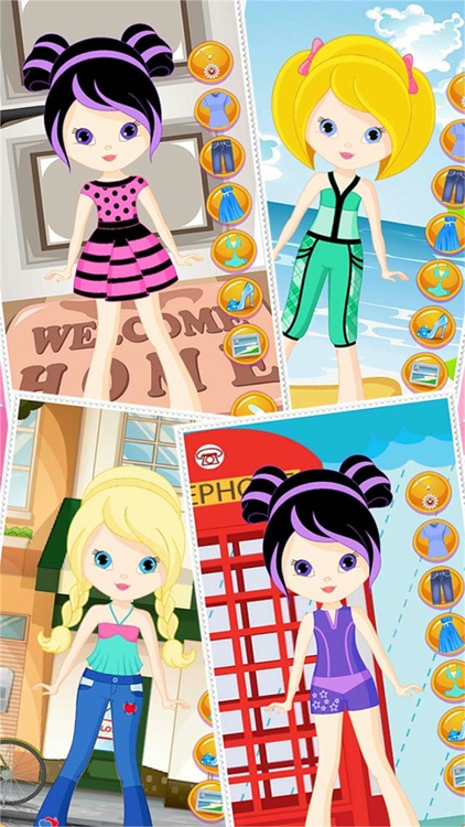 Little Girl Dress Up Dolls - Fashion Makeover Game For Girls screenshot-4