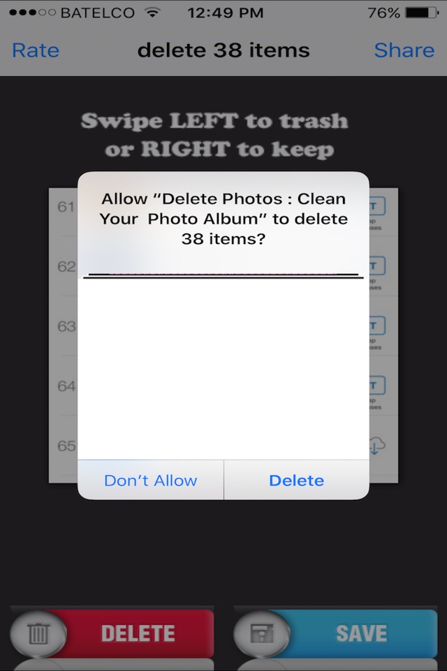 Delete Photos : Clean Your  Photo Album screenshot 3