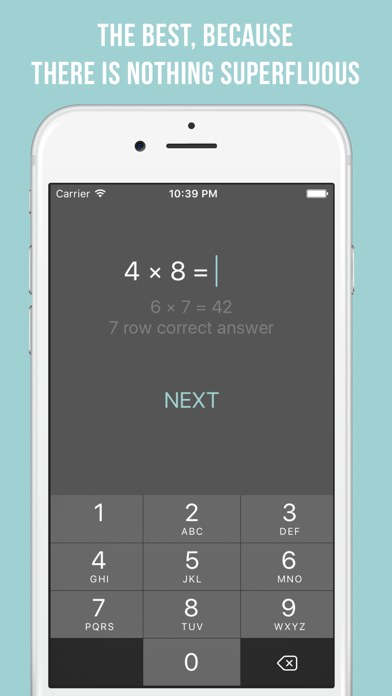 How to cancel & delete 7 multiplied by 9 is 63 learn multiplication table from iphone & ipad 2