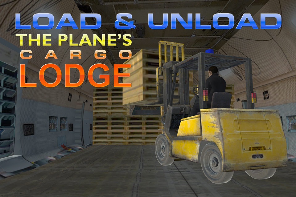 Airport Fork Lifter Simulator – Drive car lifter to move cargo in the airplane screenshot 2