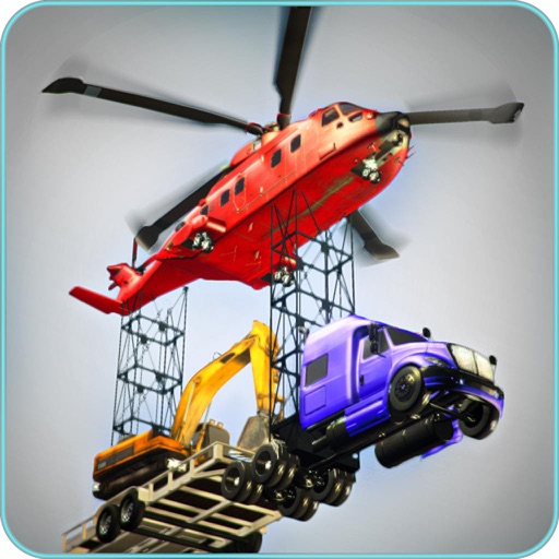 Helicopter Crane Transporter : Enjoy Heli Flight Simulator, Truck Simulation and Excavator Operator icon