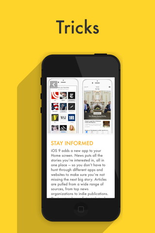 Guide for iOS 9 - Tips, Tricks & Secrets for iPhone, iPad & iPod Touch screenshot 2