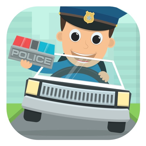 Police Kids Toy Car Game icon