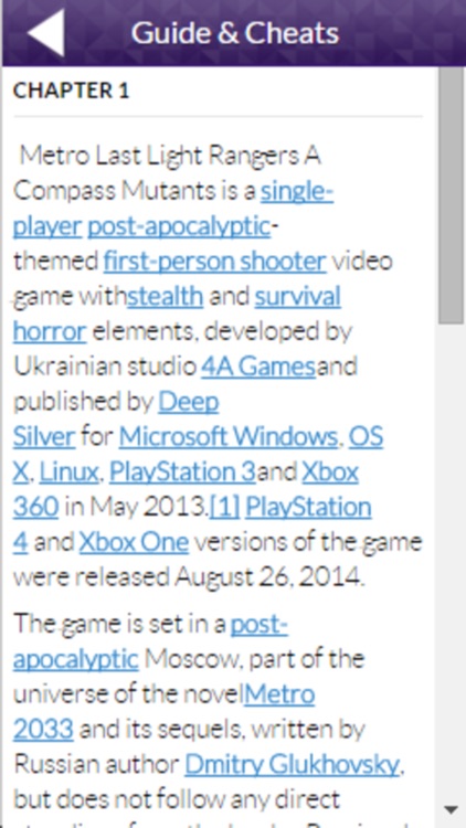 PRO - Metro Last Light Rangers a Compass Mutants Game Version Guide