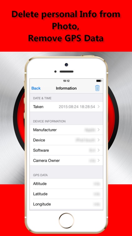 EXIF Editor. GPS Data Remover