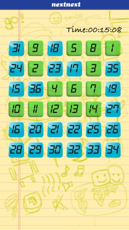 Touch Number In Order - Brain Training