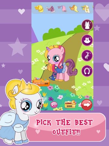 Скачать “Princess Pony Dress Up For Equestria Girls” : My Little Pets Friendship Rock salon and Make-Up Ever Game