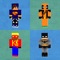 Special and unique hand picked HD SuperHero Skins designed for Pocked Edition and PC Edition for Minecraft