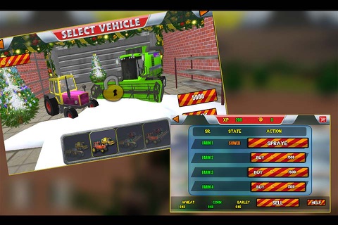 X-mas Farm Harvester Simulator screenshot 4