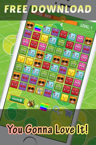 Seven Laugh - Play Match 3 Puzzle Game With Power Ups for FREE ! screenshot 2