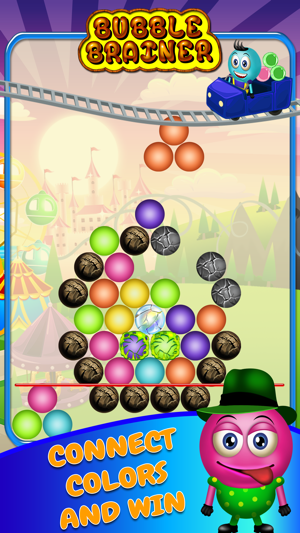 Bubble Brainer - Match 4 with falling bubbles(圖2)-速報App