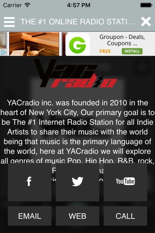 YAC RADIO APP screenshot 3