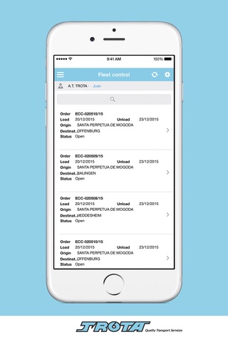 Trota APP screenshot 2