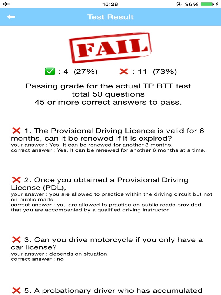 【图】Basic Theory Test Singapore ( BTT Test SG )(截图3)