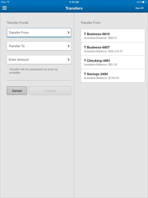 T Bank for iPad