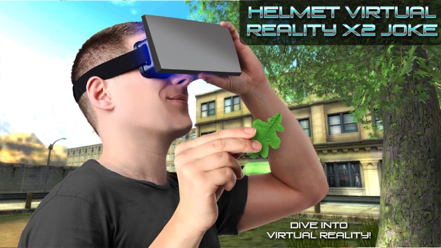 Helmet Virtual Reality X2 Joke