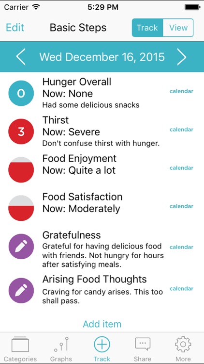 Mindful Eating Tracker - Self-help Journal screenshot-0