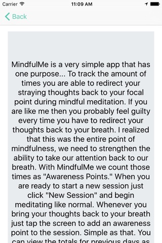 MindfulMe screenshot 3