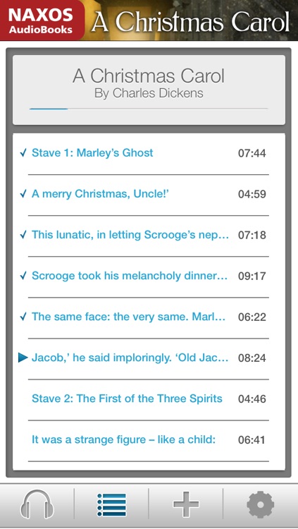 A Christmas Carol: Audiobook App