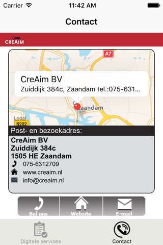 CreAim accountsapp demo screenshot 3