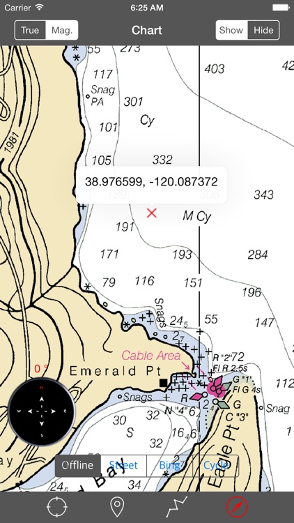 Lake Tahoe – Raster Nautical Charts screenshot-3