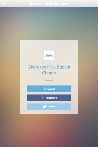 Cherokee Hills Baptist Church screenshot 2
