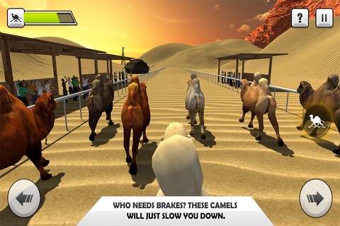 Real Camel Simulator 3d: Horse Racing game & wild animals games screenshot 4