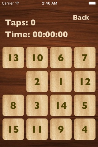 Fifteen - Popular wooden 15-puzzle quiz, Game of Fifteen, 15 screenshot 2