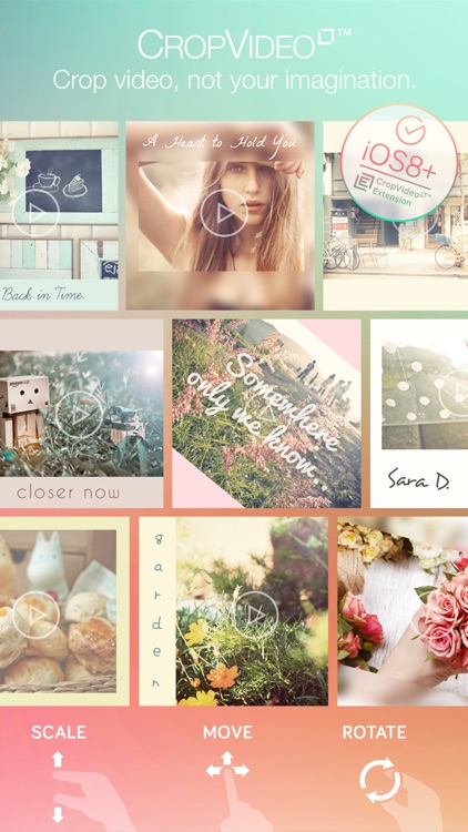 Crop Video Square FREE - Rectangle size Movie Clip