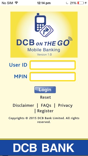 DCB Bank Mobile Banking App