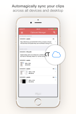 Clippo - Clipboard manager - náhled