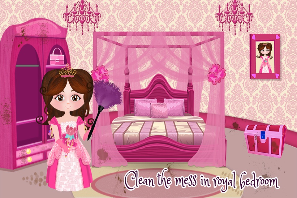 Little Princess Castle Cleanup - Dream Adventure Game screenshot 2